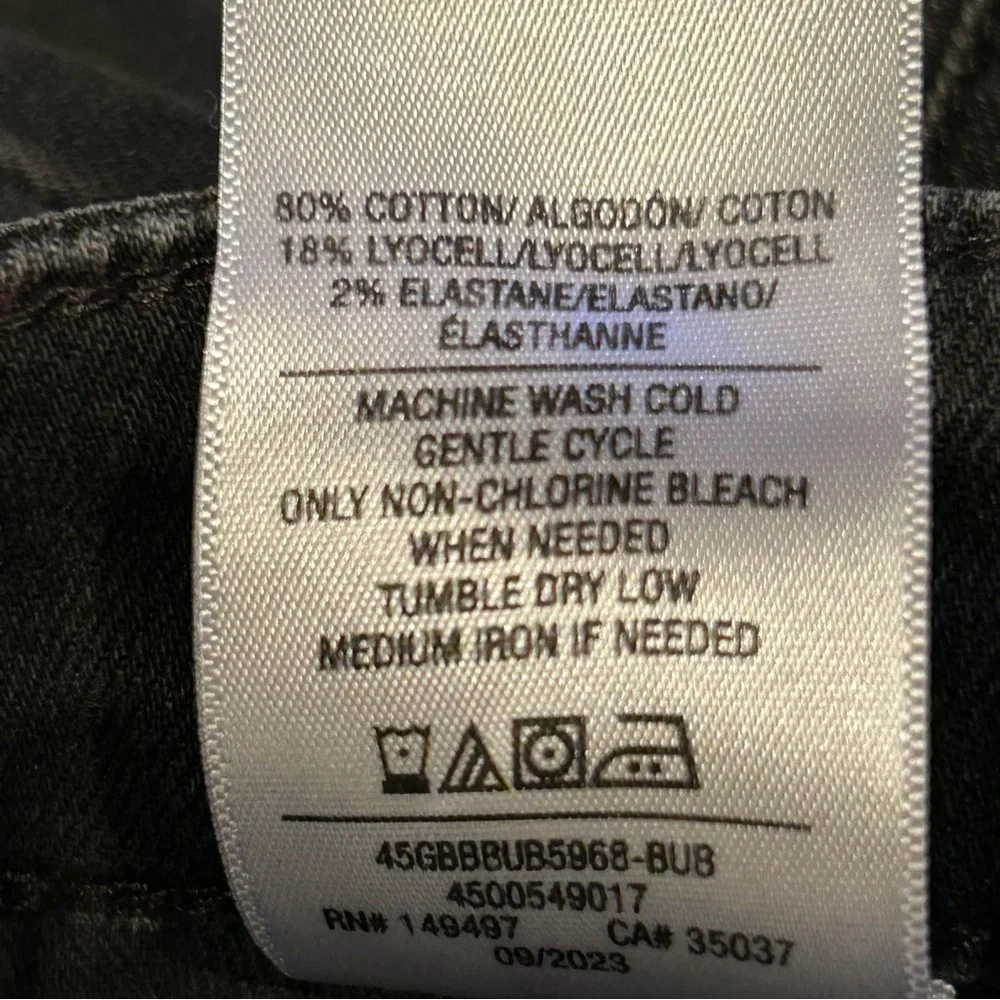 Joe’s Jeans Mid Rise Bluebell Skinny Jeans Women’s 28 Black Stretch‎ Denim